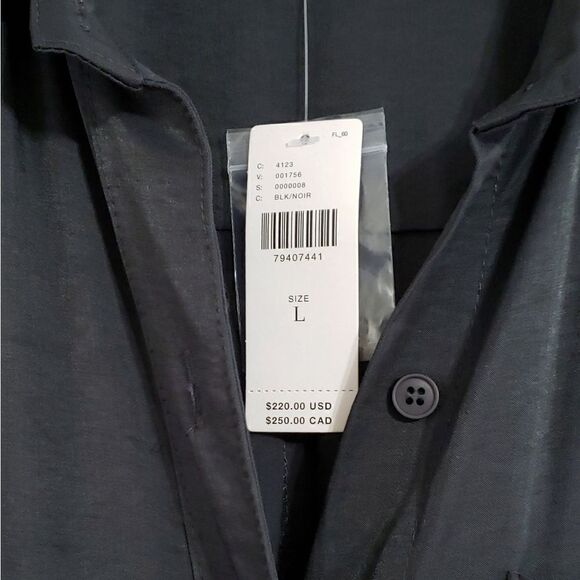 Anthropologie Tiny Carrie Long Sleeve Jumpsuit In Black Size Large NWT - Picture 6 of 6